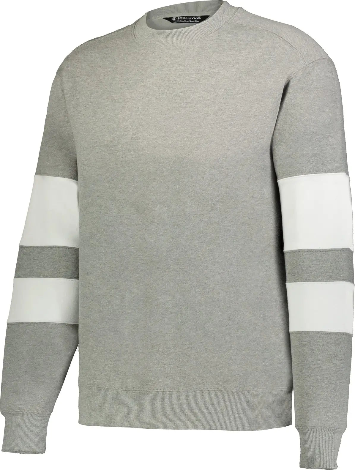 Holloway 229577 Jackson Way Crew Sweatshirt - Charcoal Heather White - Dark Gray / Adult s