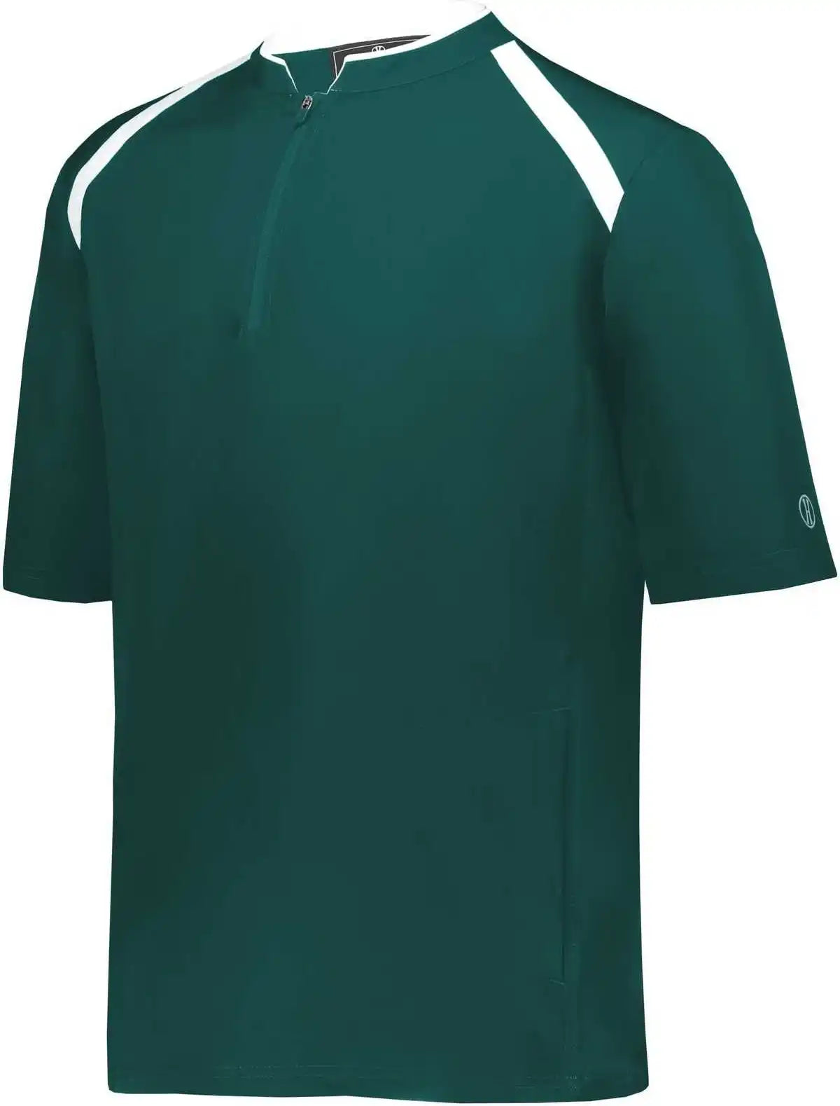 Holloway 229581 Clubhouse Pullover - Dark Green White