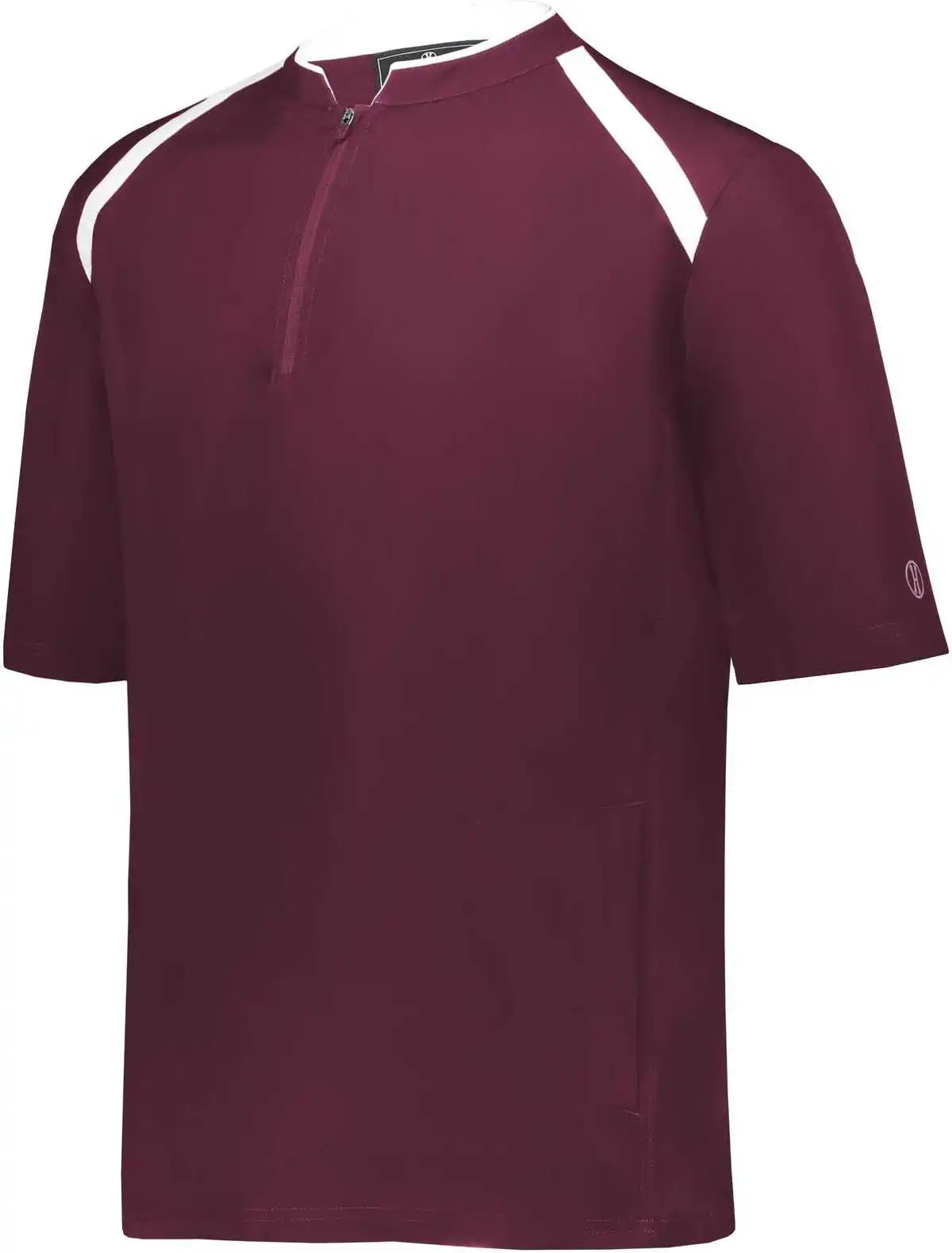 Holloway 229581 Clubhouse Pullover - Maroon White