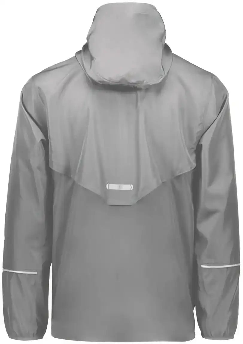 Holloway 229582 Packable Hooded Jacket Athletic Gray