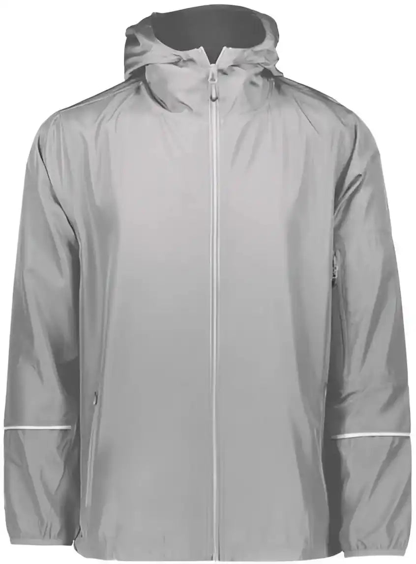 Holloway 229582 Packable Hooded Jacket - Athletic Gray