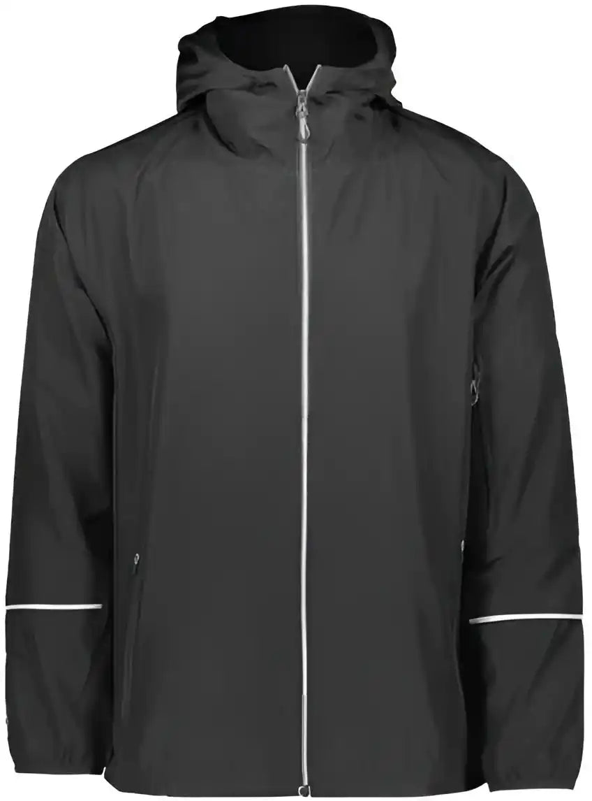 Holloway 229582 Packable Hooded Jacket - Black