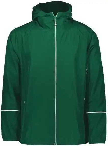 Holloway 229582 Packable Hooded Jacket - Dark Green