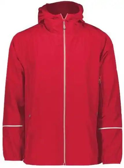 Holloway 229582 Packable Hooded Jacket - Scarlet