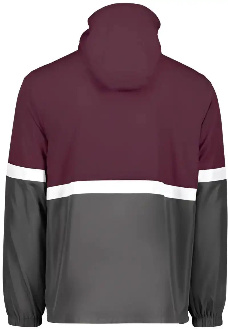 Holloway 229587 Turnabout Reversible Hooded Jacket - Maroon Carbon
