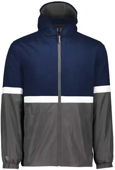 Holloway 229587 Turnabout Reversible Hooded Jacket Navy Carbon