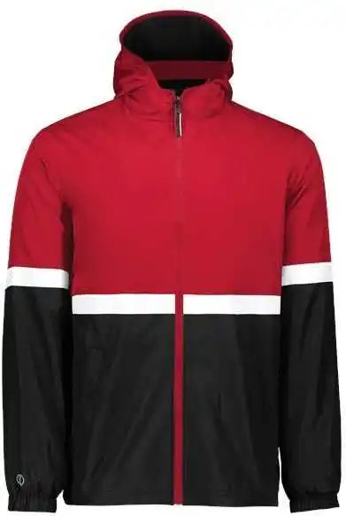 Holloway 229587 Turnabout Reversible Hooded Jacket - Scarlet Black