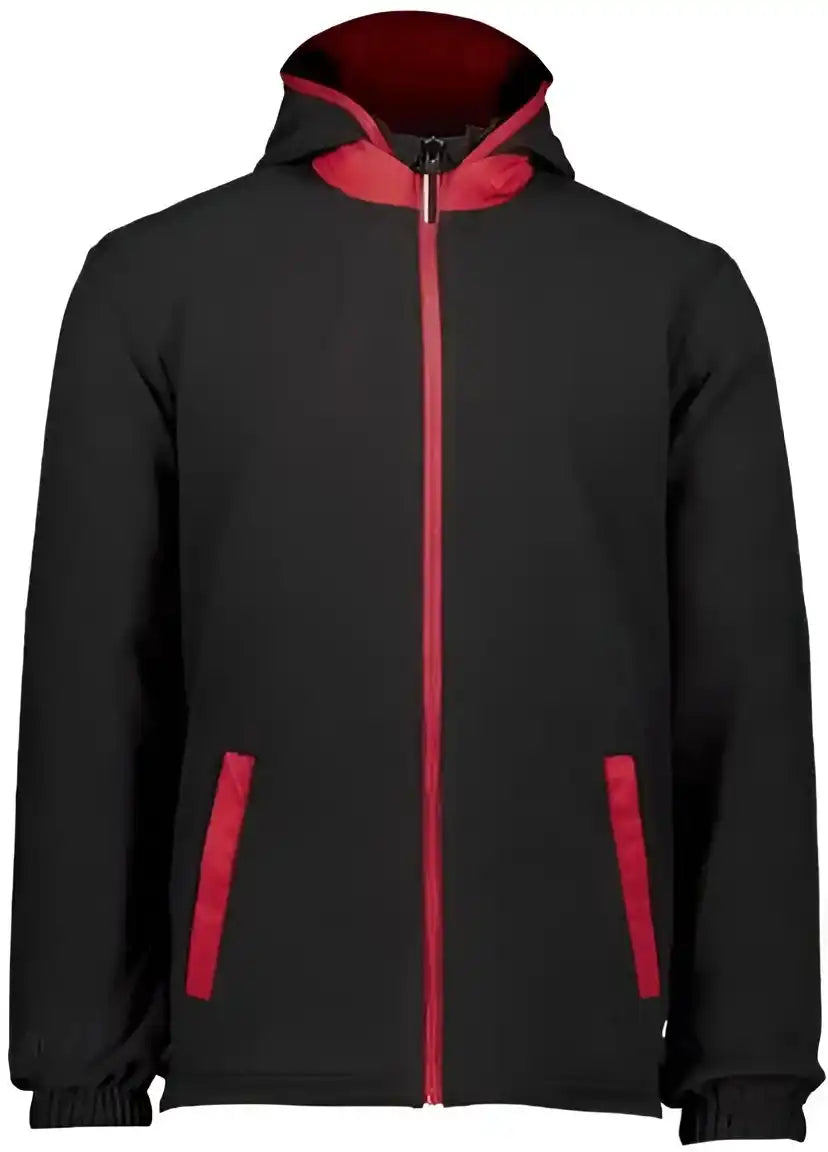 Holloway 229587 Turnabout Reversible Hooded Jacket - Scarlet Black