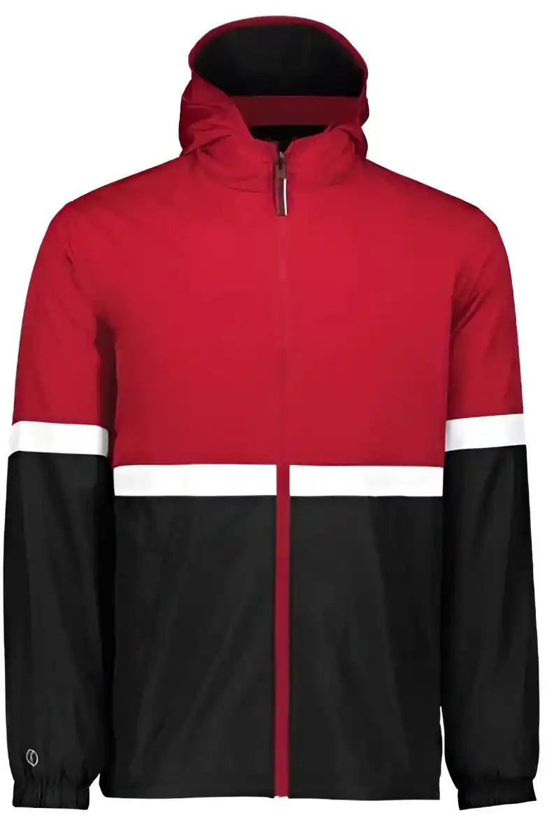 Holloway 229587 Turnabout Reversible Hooded Jacket - Scarlet Black