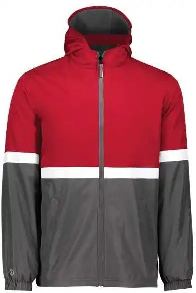 Holloway 229587 Turnabout Reversible Hooded Jacket - Scarlet Carbon