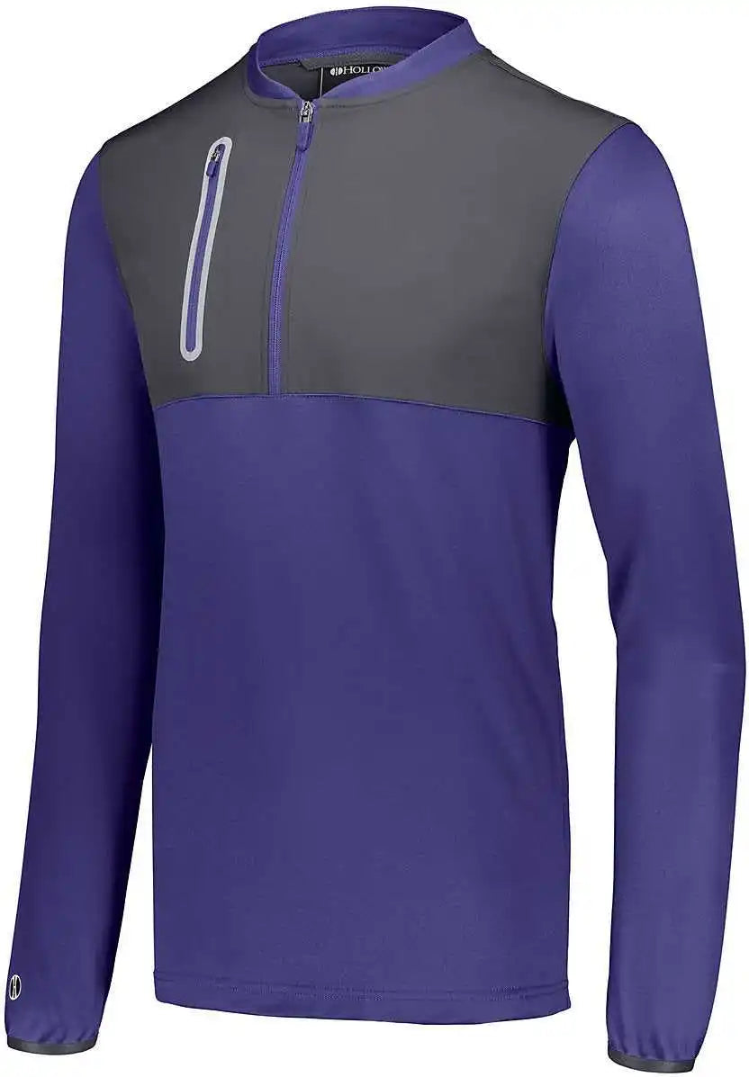 Holloway 229596 Weld Hybrid Pullover Purple Carbon