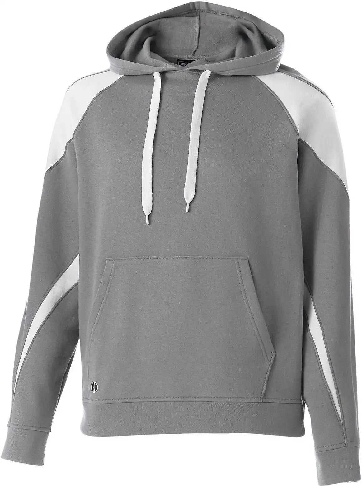 Holloway 229646 Youth Prospect Hoodie - Charcoal Heather White
