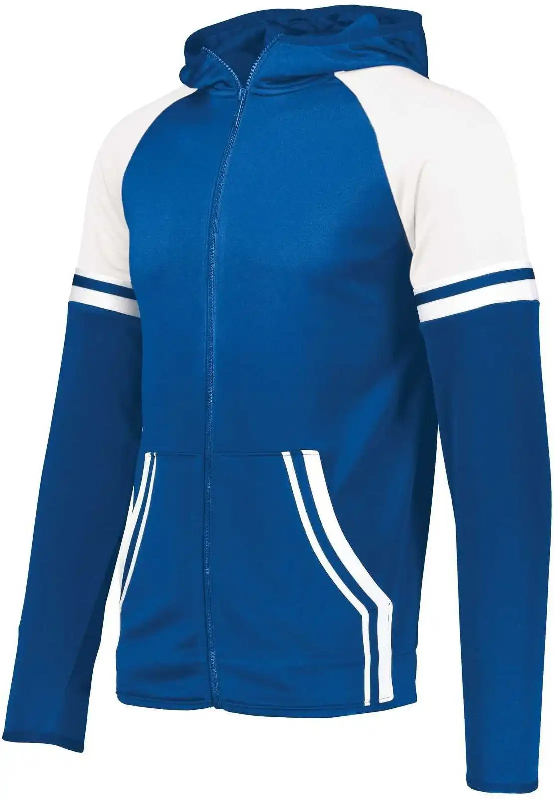 Holloway 229661 Youth Retro Grade Jacket Royal White