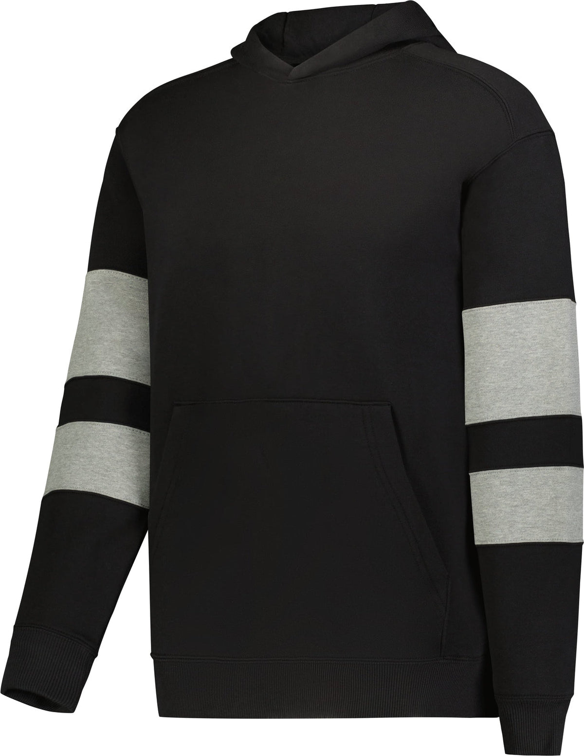 Holloway 229676 Youth Jackson Way Hoodie - Black Charcoal Heather - Dark Gray / s