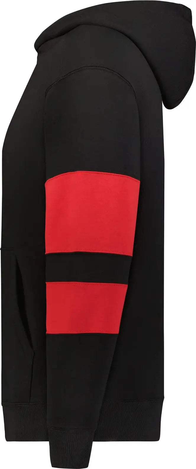 Holloway 229676 Youth Jackson Way Hoodie - Black Scarlet