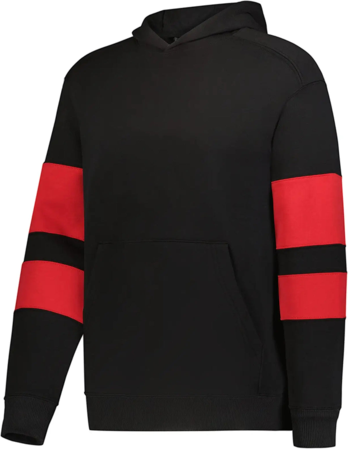 Holloway 229676 Youth Jackson Way Hoodie - Black Scarlet - Red / s
