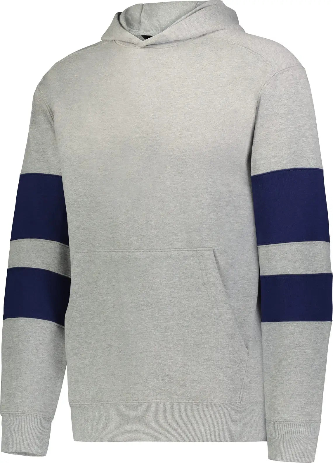 Holloway 229676 Youth Jackson Way Hoodie - Charcoal Heather Navy