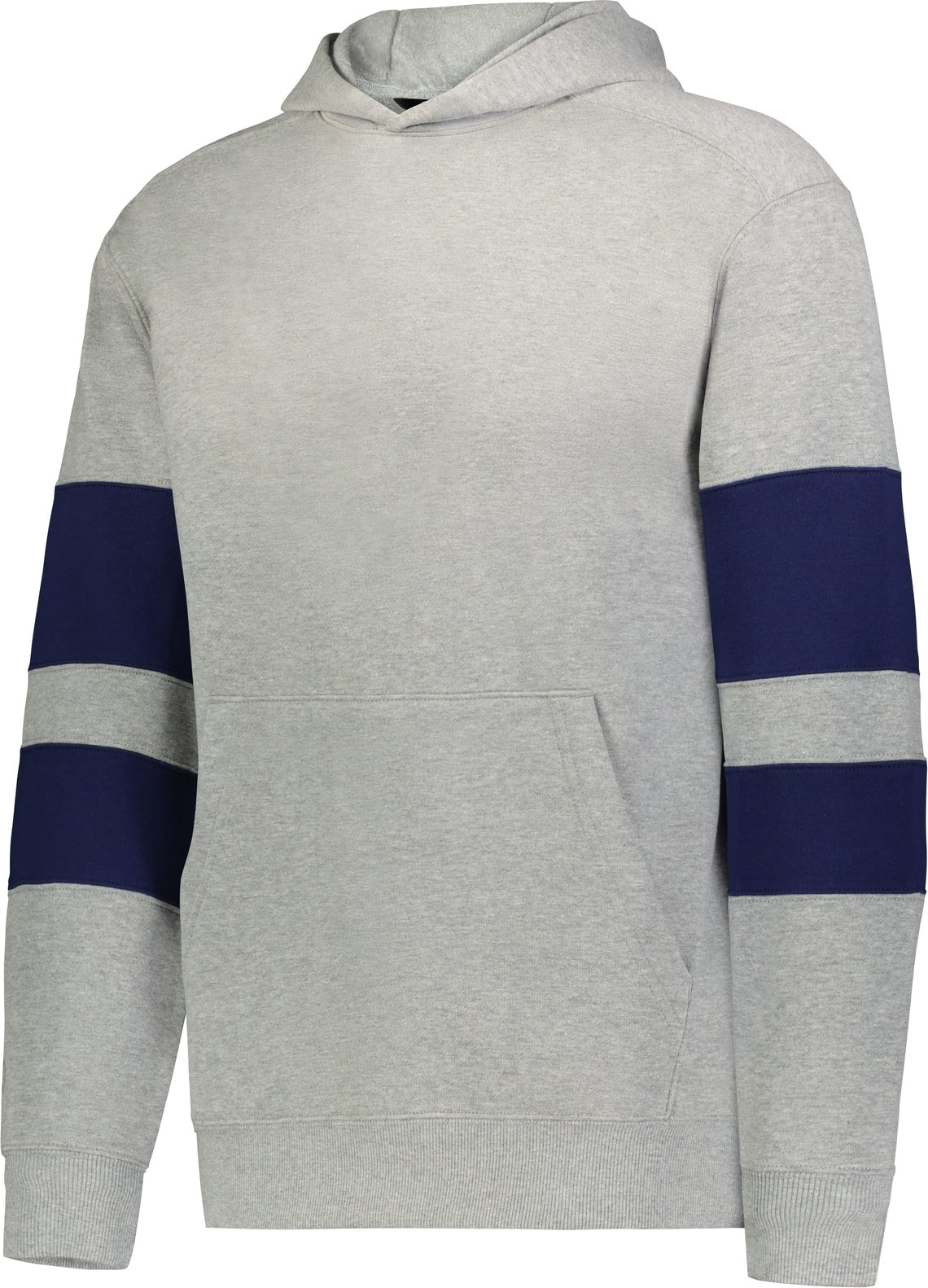 Holloway 229676 Youth Jackson Way Hoodie - Charcoal Heather Navy