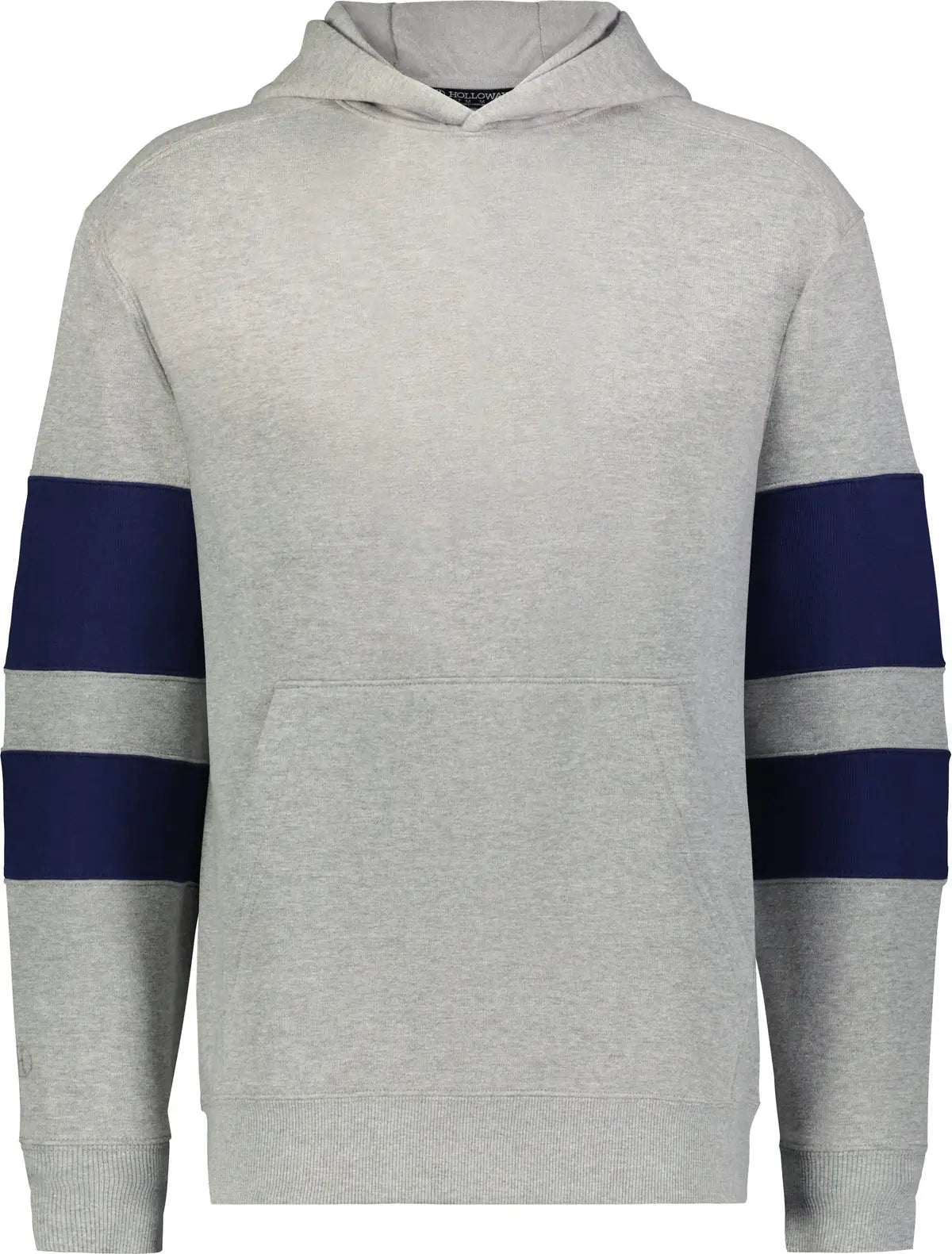 Holloway 229676 Youth Jackson Way Hoodie - Charcoal Heather Navy