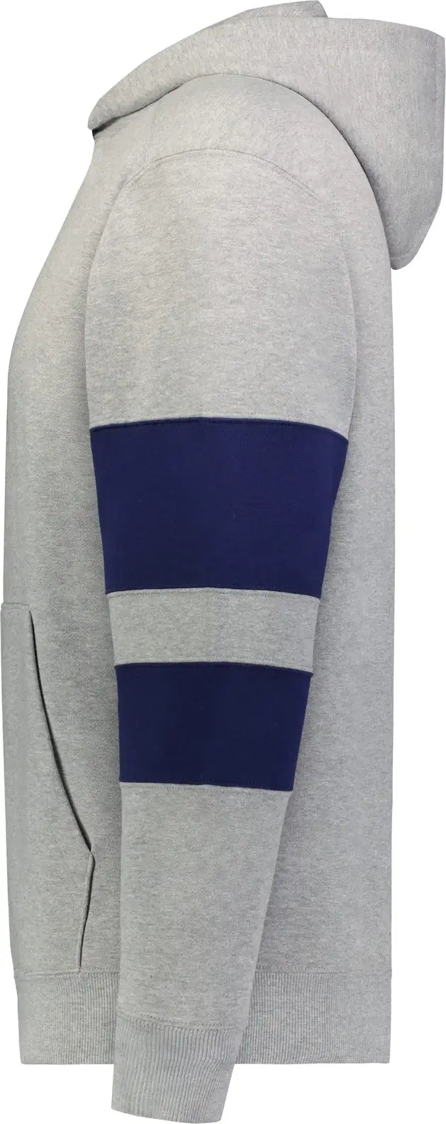 Holloway 229676 Youth Jackson Way Hoodie - Charcoal Heather Navy