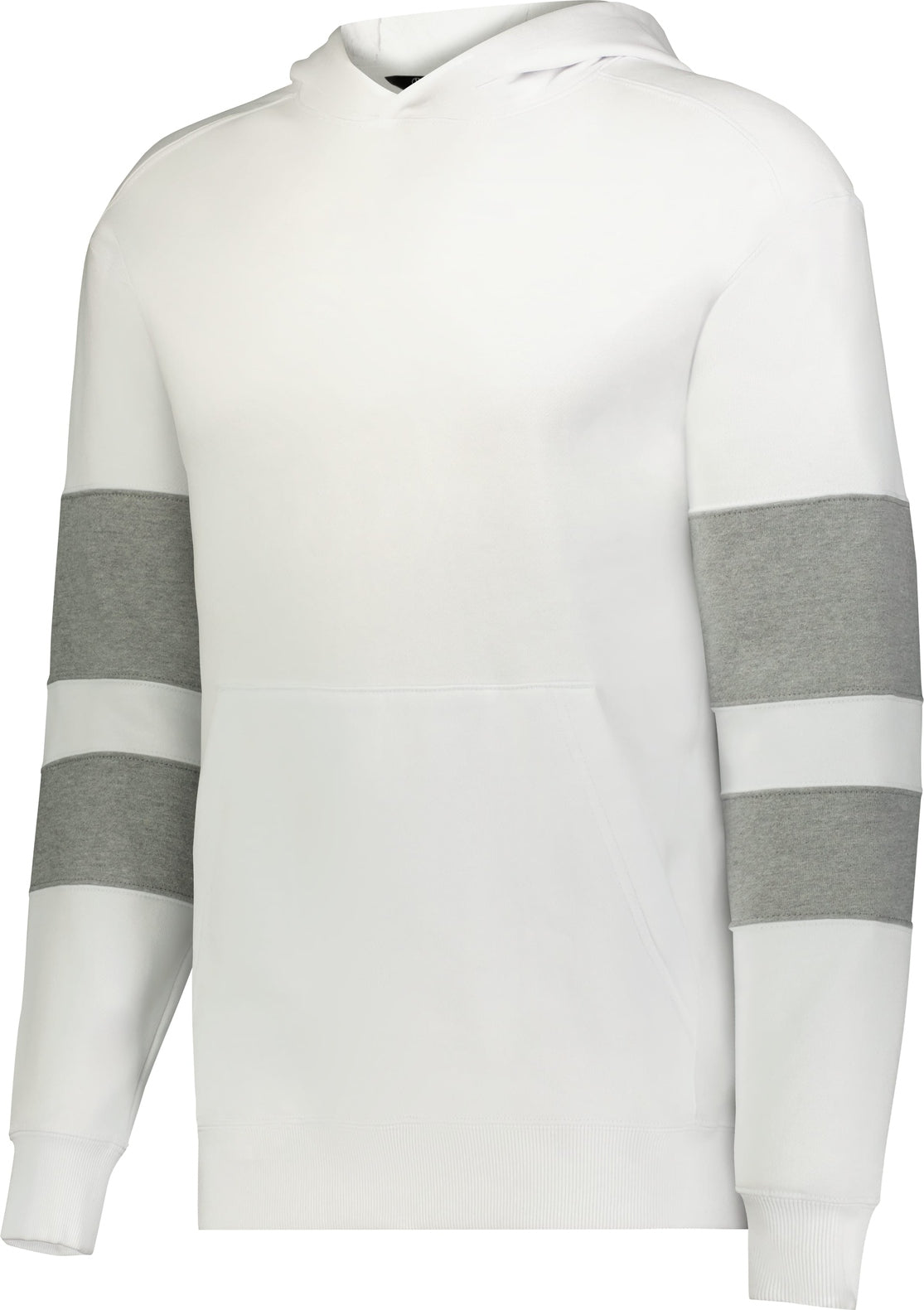 Holloway 229676 Youth Jackson Way Hoodie - White Charcoal Heather - Dark Gray / s