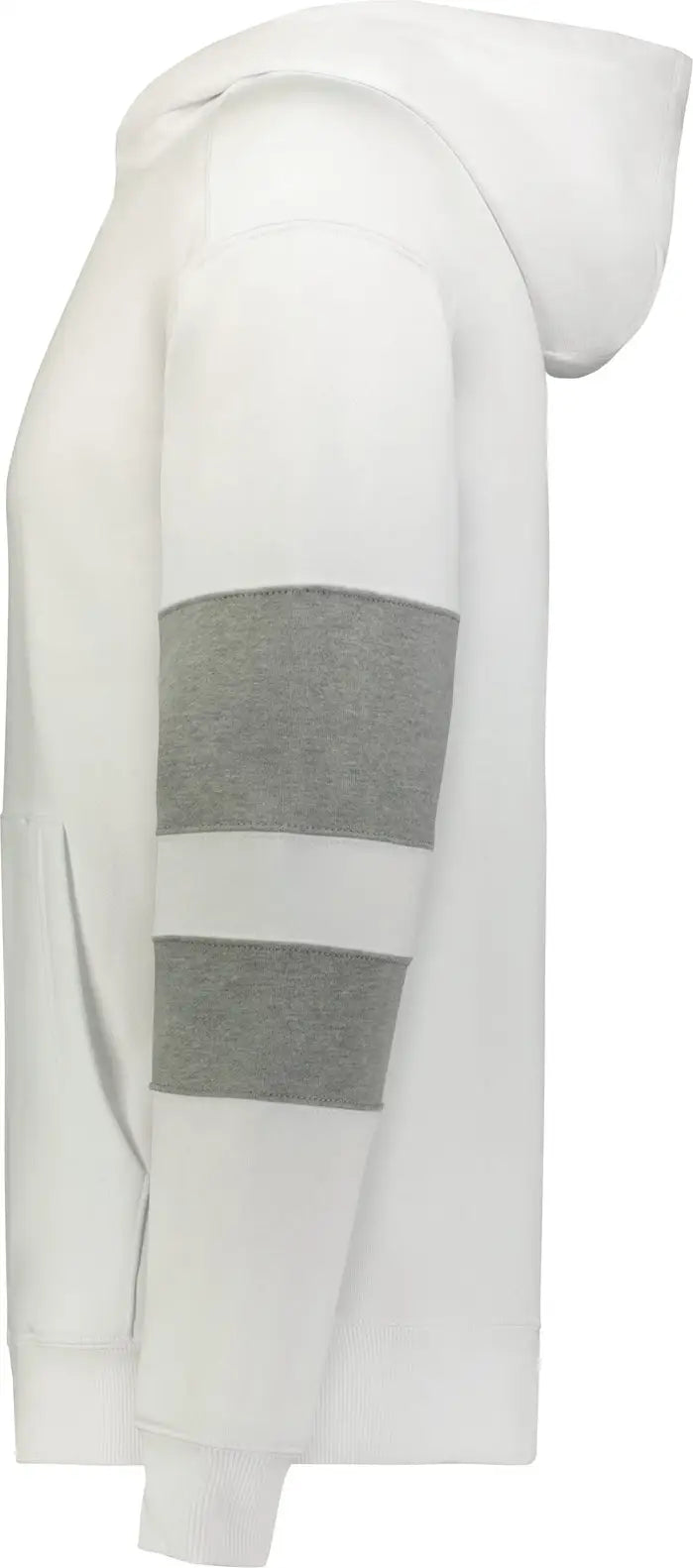 Holloway 229676 Youth Jackson Way Hoodie - White Charcoal Heather