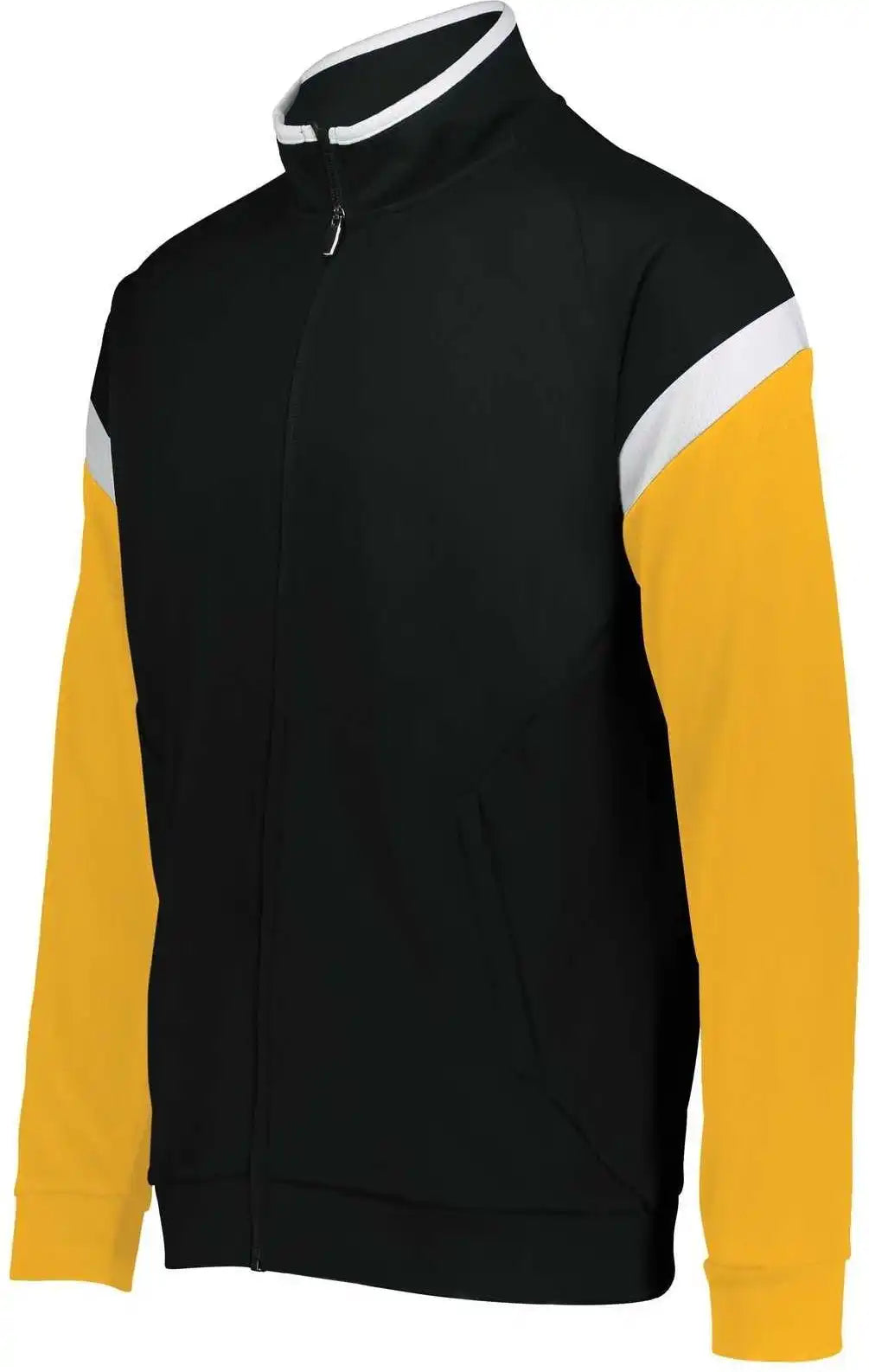 Holloway 229679 Youth Limitless Jacket - Black White Gold