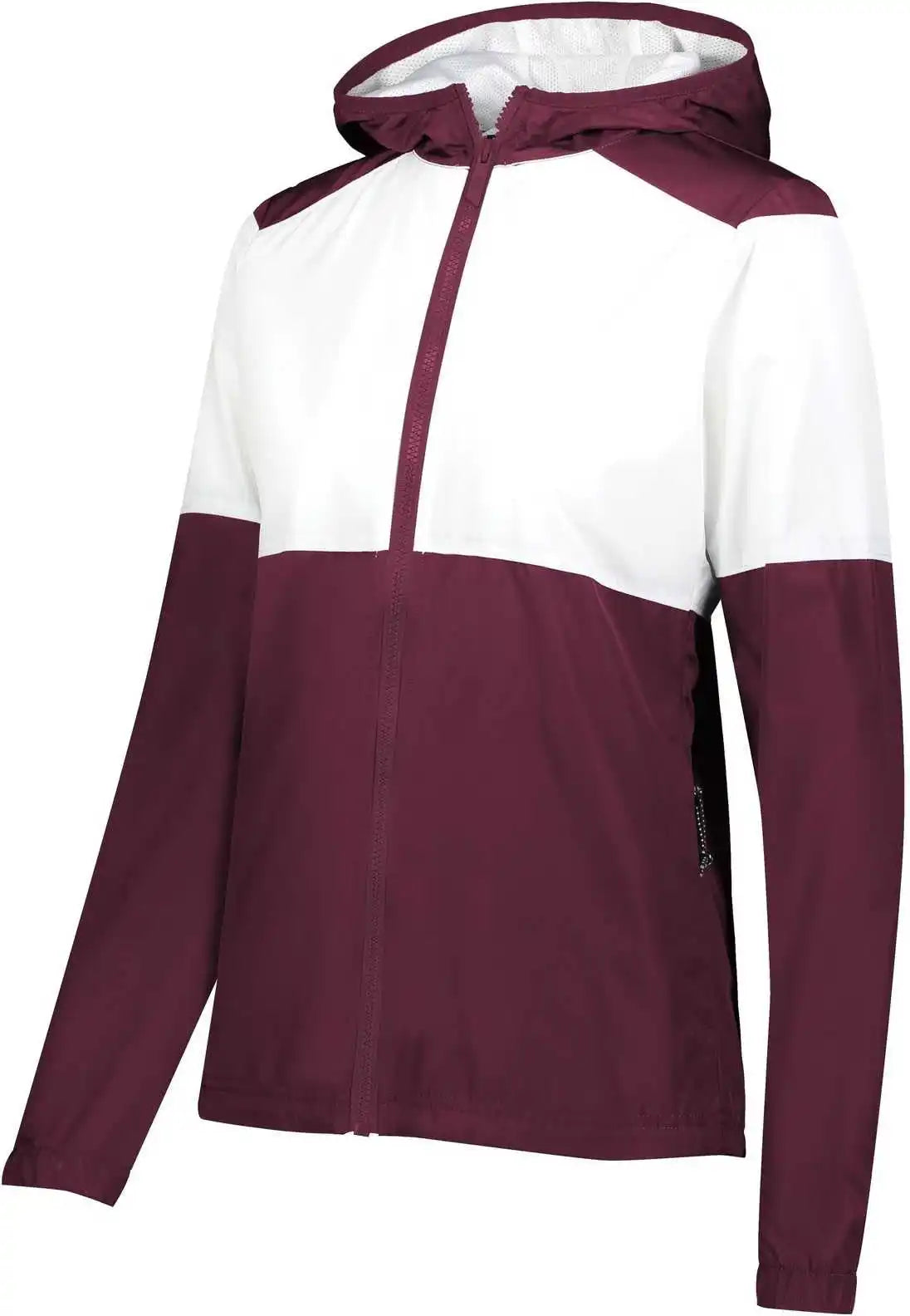 Holloway 229728 Ladies Seriesx Jacket Maroon White
