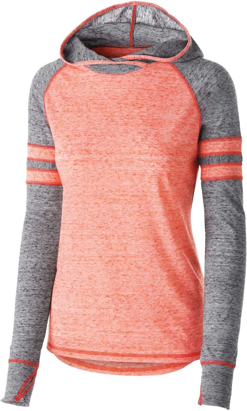 Holloway 229749 Ladies Advocate Hoodie - Orange Black