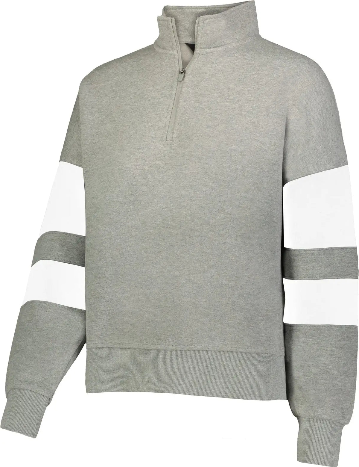 Holloway 229758 Jackson Way Ladies 1/4-zip Pullover - Charcoal Heather White - Charal / Xs