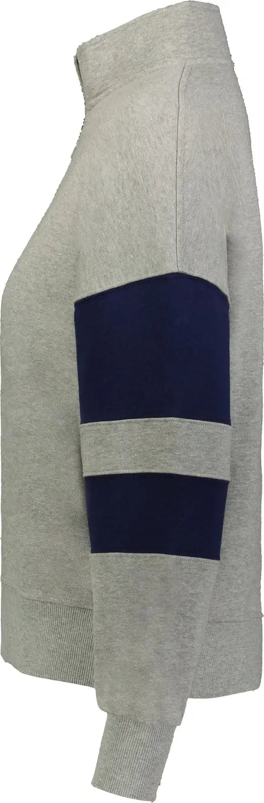 Holloway 229758 Jackson Way Ladies 1/4-zip Pullover - Charcoal Heather Navy