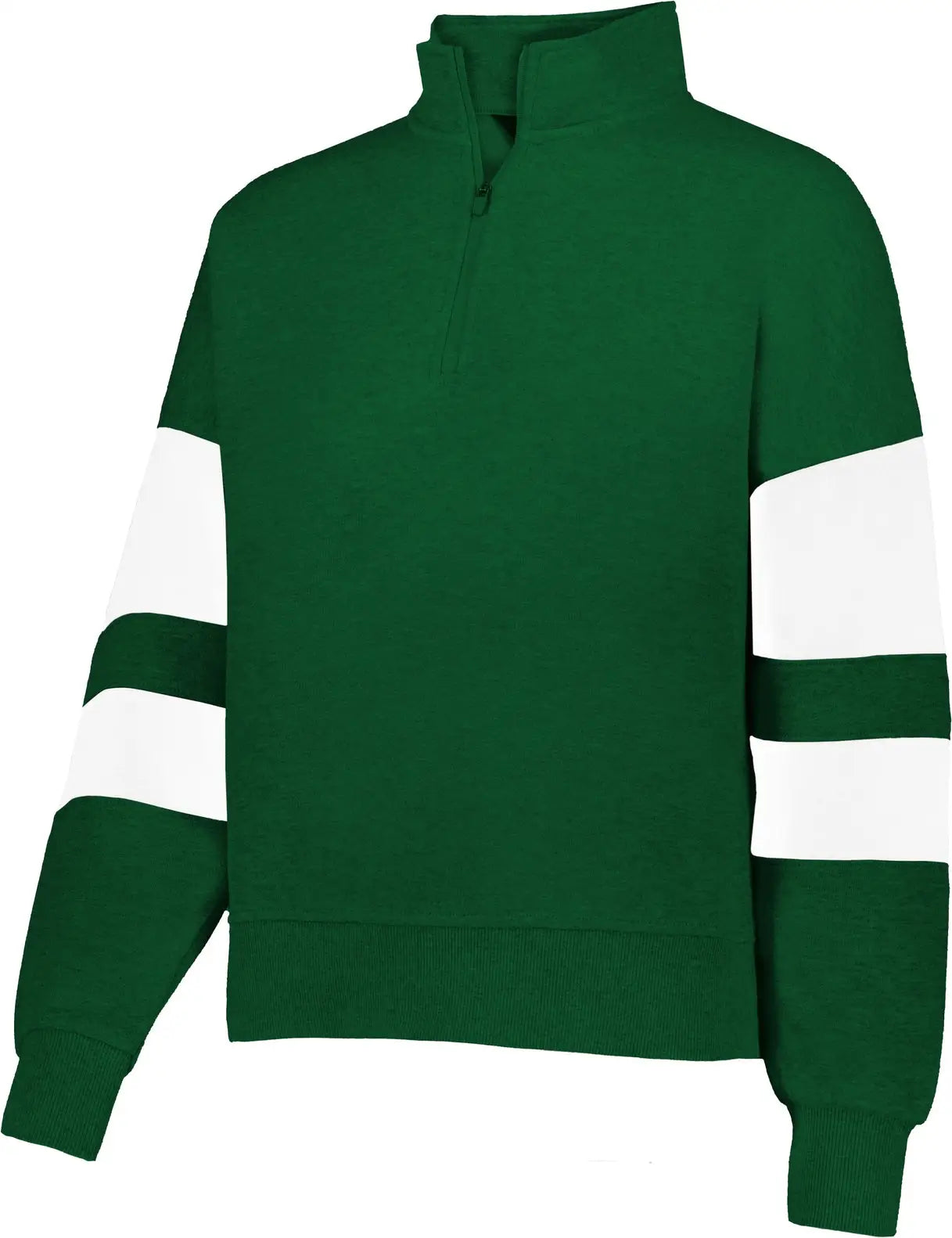Holloway 229758 Jackson Way Ladies 1/4-zip Pullover - Dark Green White - Xs