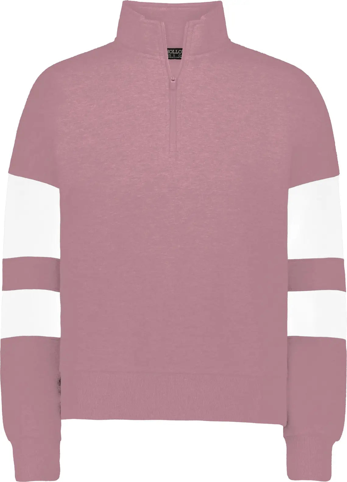 Holloway 229758 Jackson Way Ladies 1/4-zip Pullover - Rosewood White