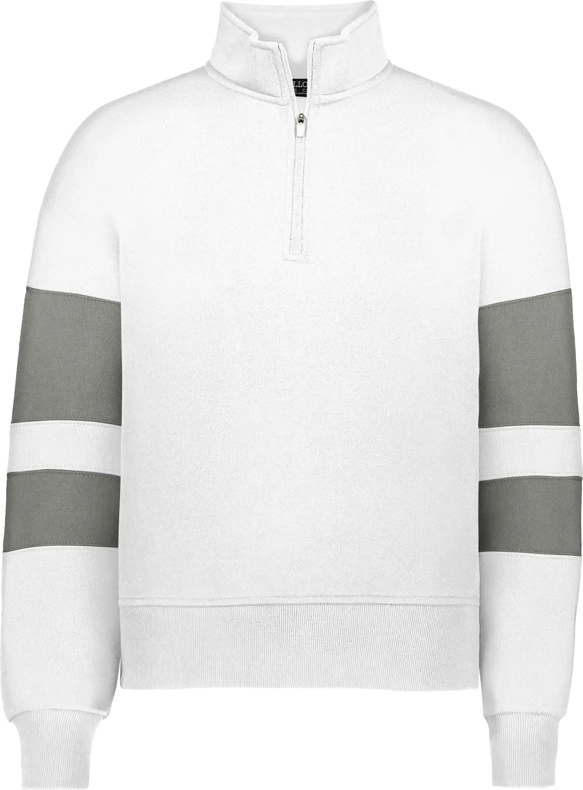 Holloway 229758 Jackson Way Ladies 1/4-zip Pullover - White Charcoal Heather