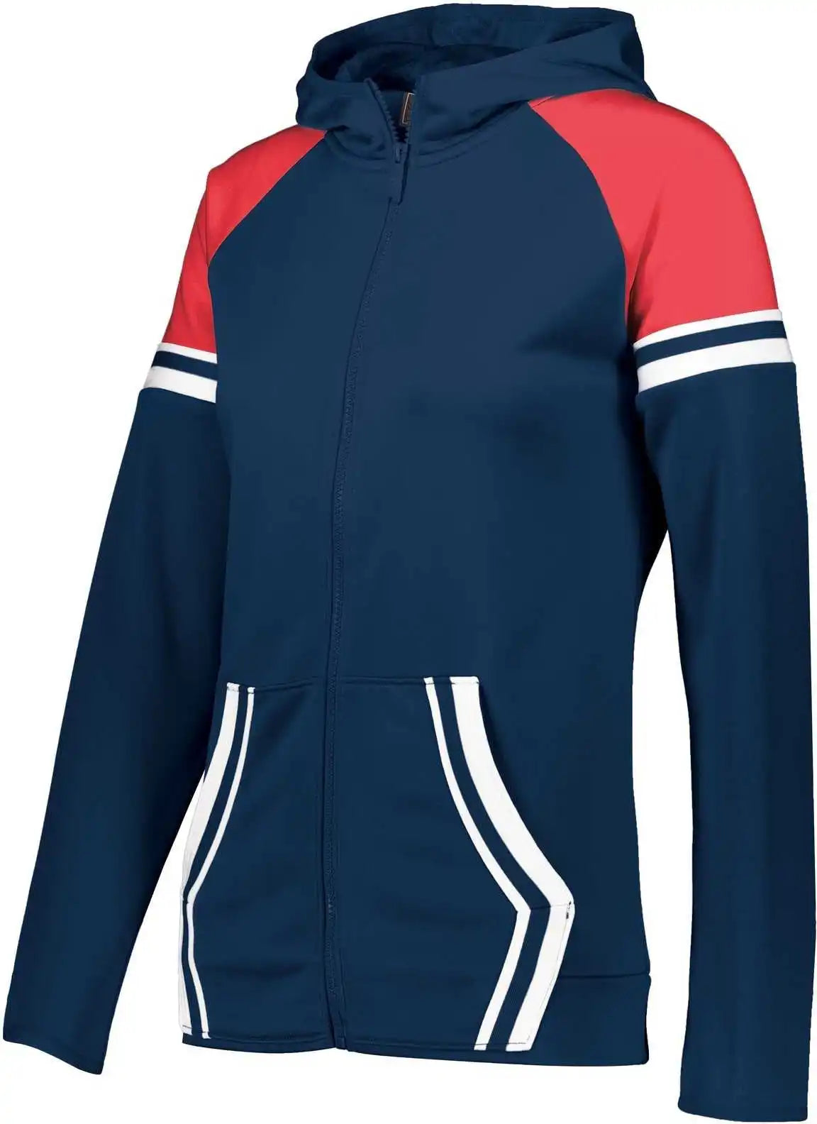 Holloway 229761 Ladies Retro Grade Jacket Navy Scarlet