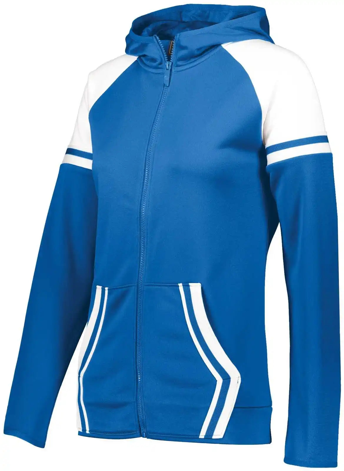 Holloway 229761 Ladies Retro Grade Jacket Royal White