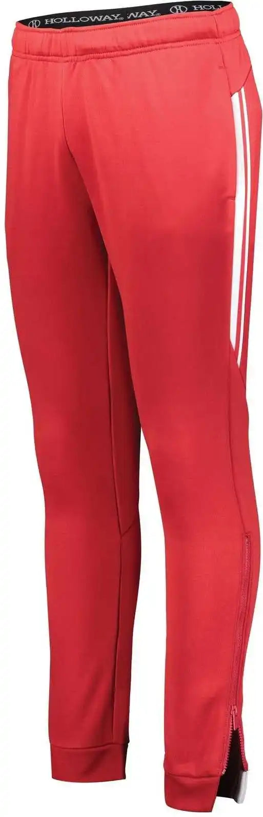 Holloway 229762 Ladies Retro Grade Pant Scarlet White