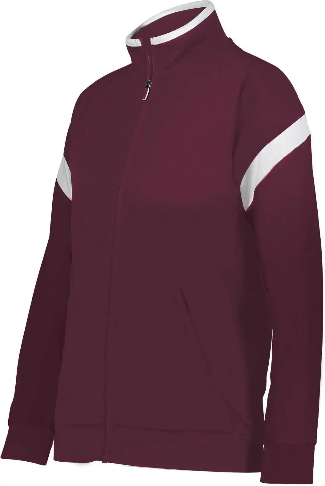 Holloway 229779 Ladies Limitless Jacket Maroon White