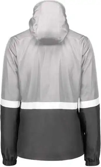 Holloway 229787 Women’s Turnabout Reversible Hooded Jacket - Athletic Gray Carbon
