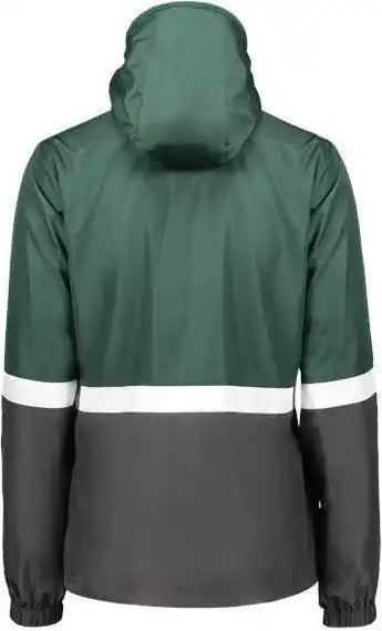 Holloway 229787 Women’s Turnabout Reversible Hooded Jacket - Dark Green Carbon
