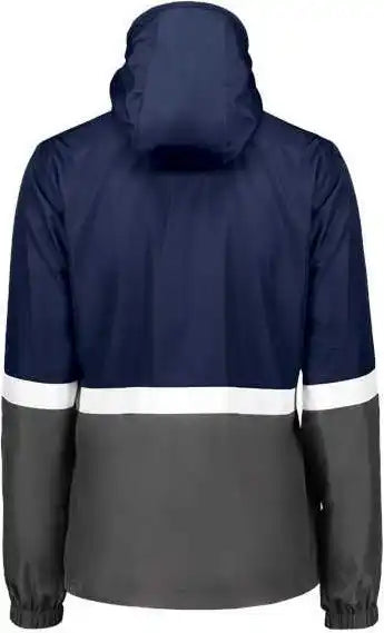 Holloway 229787 Women’s Turnabout Reversible Hooded Jacket - Navy Carbon