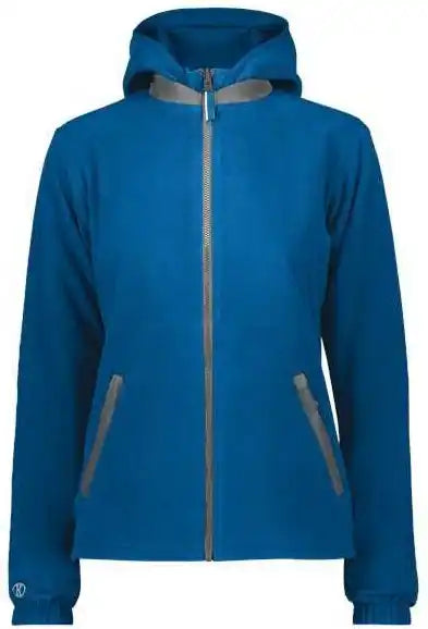 Holloway 229787 Women’s Turnabout Reversible Hooded Jacket - Royal Carbon