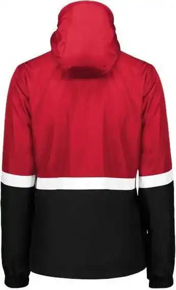 Holloway 229787 Women’s Turnabout Reversible Hooded Jacket - Scarlet Black