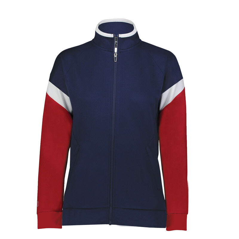 Holloway Limitless Jacket (w) (navy/red)