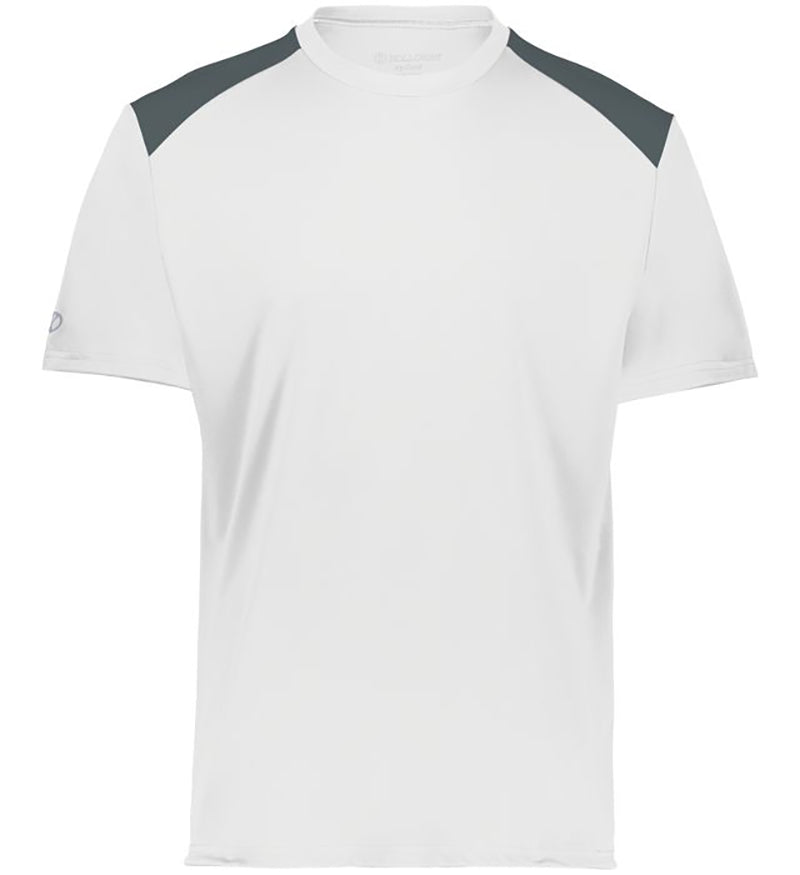 Holloway Momentum Team Tee (m) (white/grey) - Wht / s