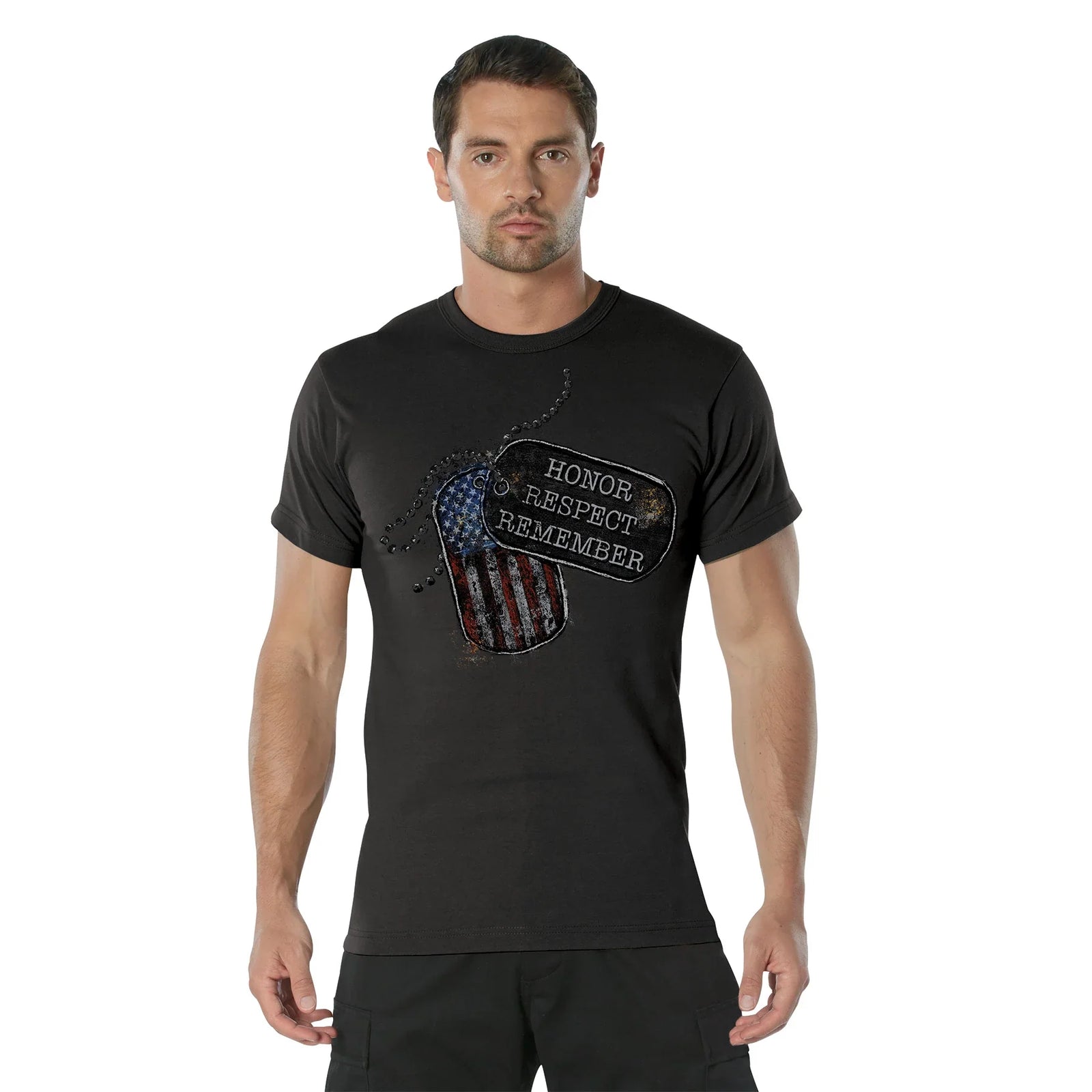 Honor Respect Remember T-shirt - Black / s