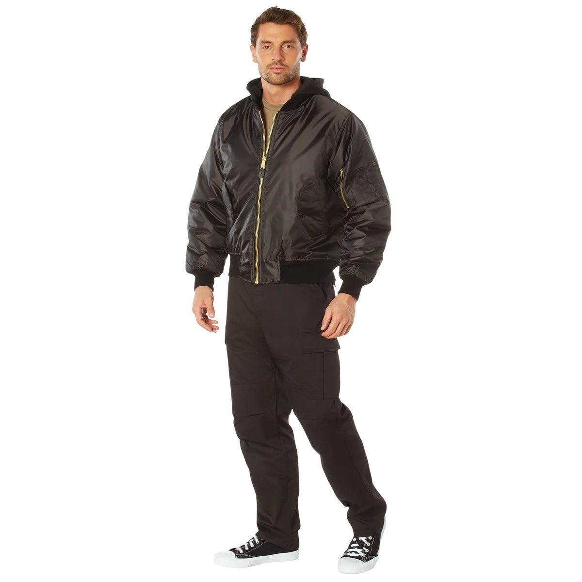 Hooded Ma-1 Flight Jacket