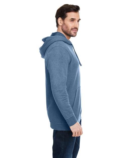 Horizon Blue Unisex Hemp Hero Hooded Sweatshirt - EC950 plain