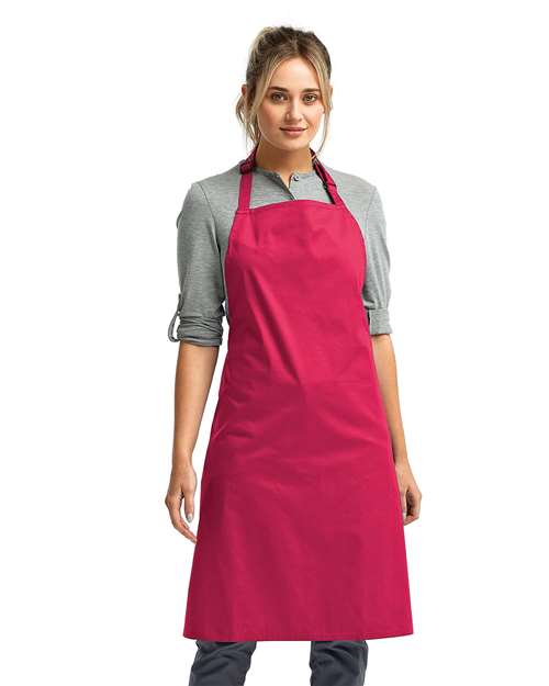 Hot Pink Recycled Bib Apron - RP150