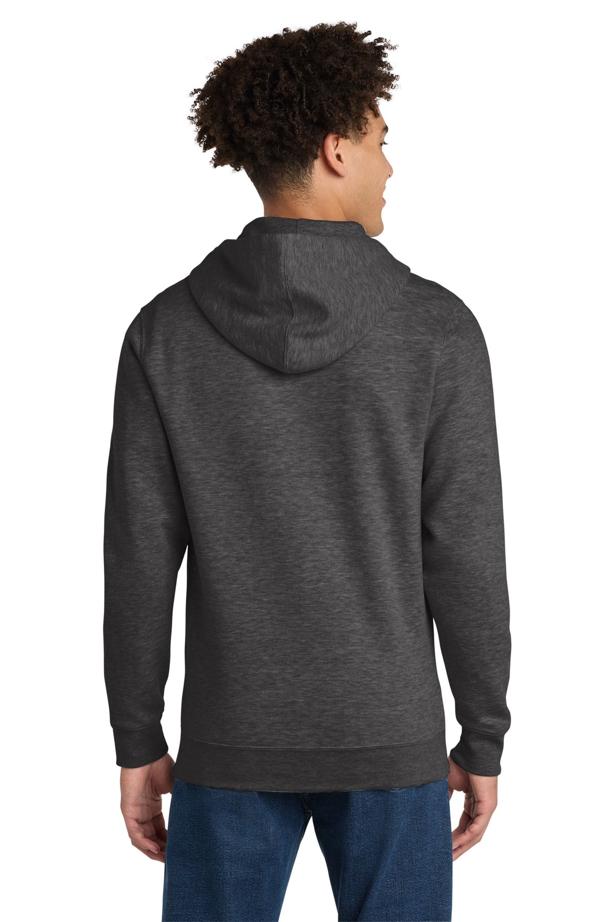 Ht Charcoal District V.I.T. Fleece Full-Zip Hoodie DT6102